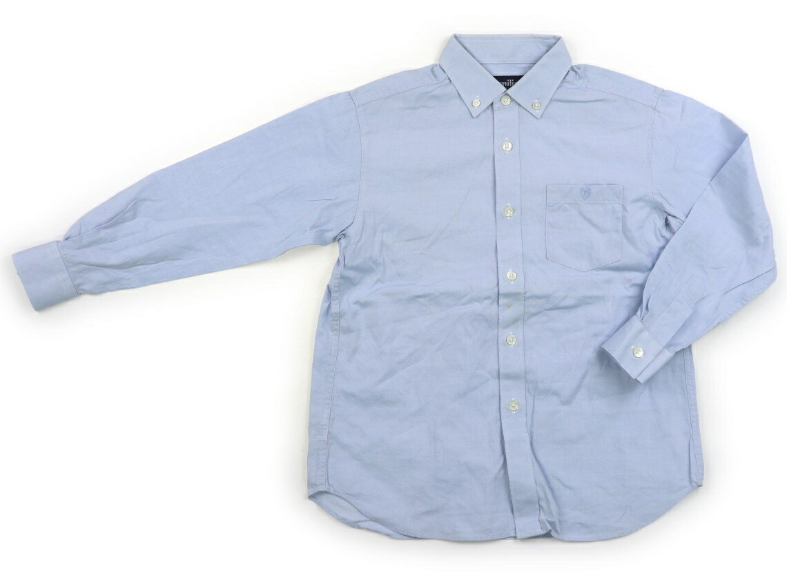 ファミリア familiar シャツ・ブラウス 130 男の子 ライトブルー 子供服 ベビー服 キッズ アウトレット ユーズド 【中古】キッズ・ベビー・マタニティ