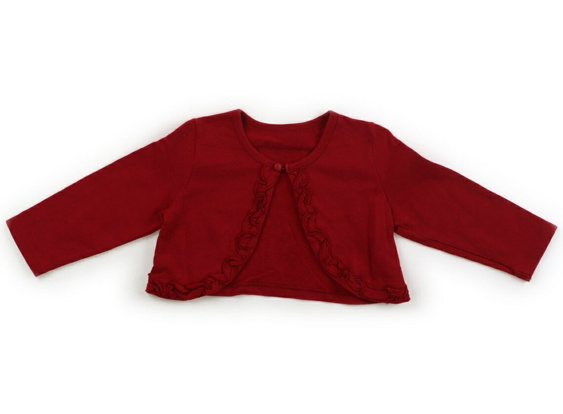 コムサフォセット COMME CA FOSSETTE カーディガン 90 女の子 ワイン 子供服 ベビー服 キッズ アウトレット ユーズド 【中古】キッズ・ベビー・マタニティ