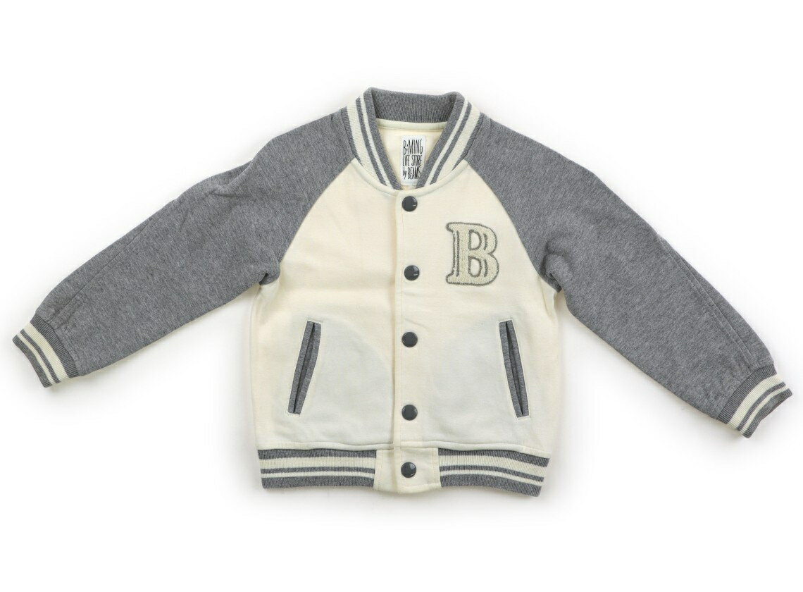 Other - ビーミングバイビームス B:MING by BEAMS ジップアップトレーナー 100 男の子 アイボリー、グレー 子供服 ベビー服 キッズ アウトレット ユーズド 【中古】キッズ・ベビー・マタニティ