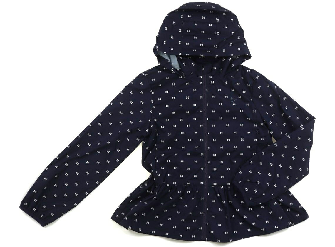 組曲 Kumikyoku ブルゾン・Gジャン 150 女の子 ネイビー、リボン柄 子供服 ベビー服 キッズ アウトレット ユーズド 【中古】キッズ・ベビー・マタニティ
