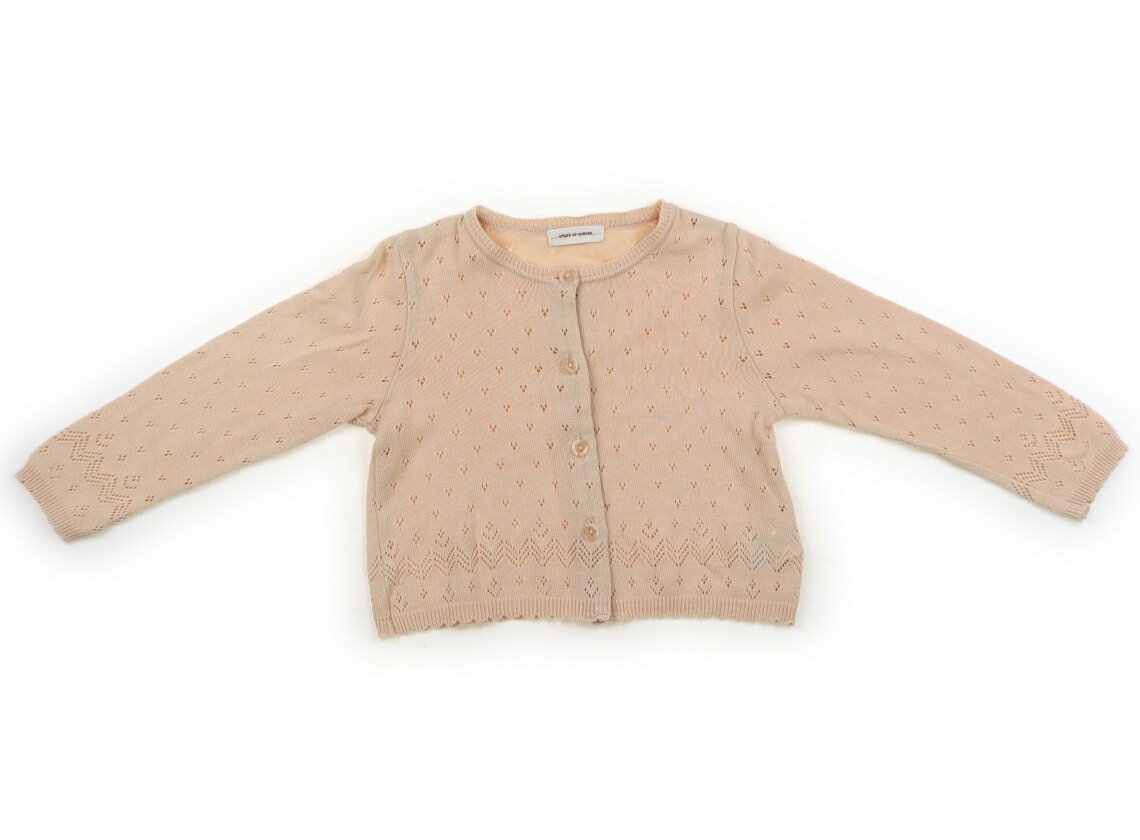 センスオブワンダー Sense of Wonder カーディガン 100 女の子 ピンクベージュ 子供服 ベビー服 キッズ アウトレット ユーズド 【中古】キッズ・ベビー・マタニティ
