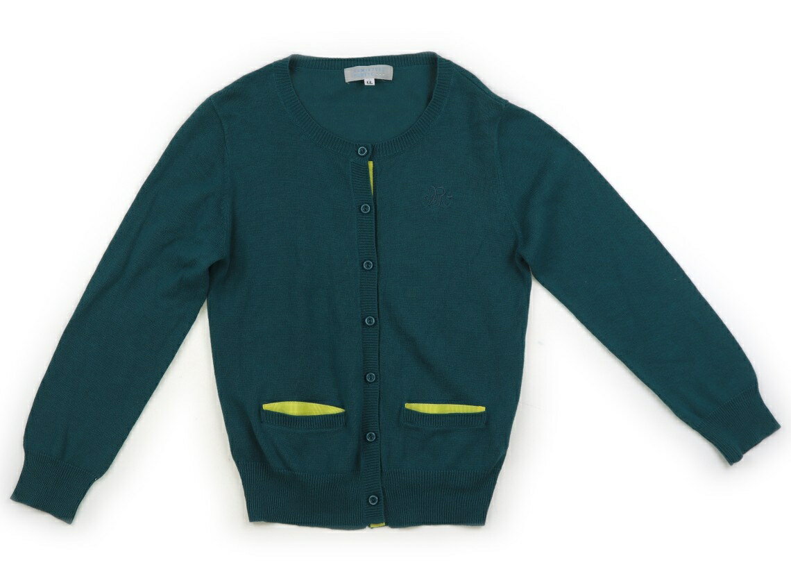 組曲 Kumikyoku カーディガン 130 女の子 グリーンブルー 子供服 ベビー服 キッズ アウトレット ユーズド 【中古】キッズ・ベビー・マタニティ