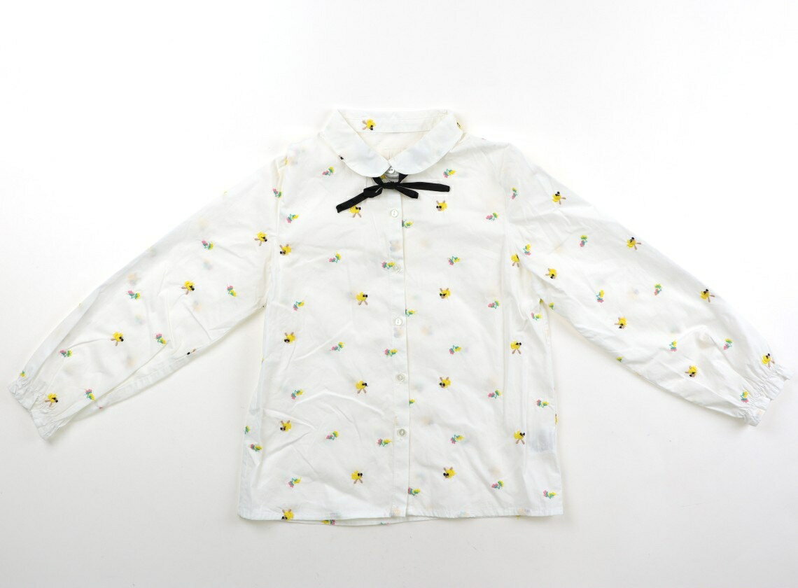 インセクトコレクション Insect Collection シャツ・ブラウス 120 女の子 白、花柄、ハチ柄 子供服 ベビー服 キッズ アウトレット ユーズド キッズ・ベビー・マタニティ