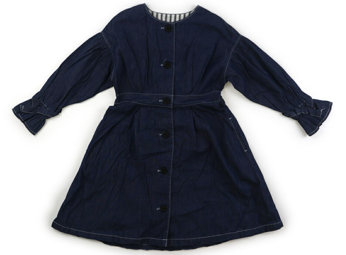 Rakuten - アプレレクール apres les cours ワンピース 120 女の子 紺 子供服 ベビー服 キッズ アウトレット ユーズド 【中古】キッズ・ベビー・マタニティ