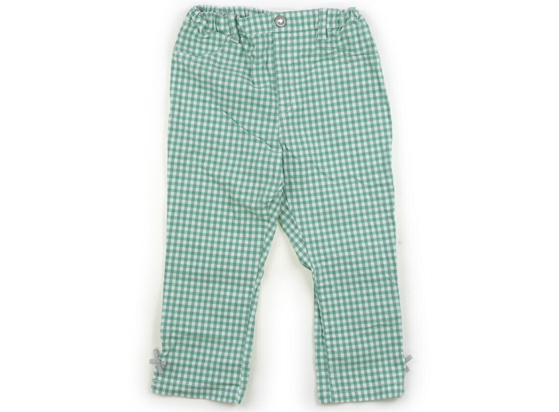 エニィファム anyFAM パンツ 150 女の子 グリーン・ギンガム 子供服 ベビー服 キッズ アウトレット ユーズド 【中古】キッズ・ベビー・マタニティ