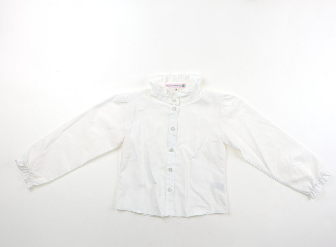 Rakuten - キャサリン・コテージ Catherine Cottage シャツ・ブラウス 120 女の子 白 子供服 ベビー服 キッズ アウトレット ユーズド 【中古】キッズ・ベビー・マタニティ