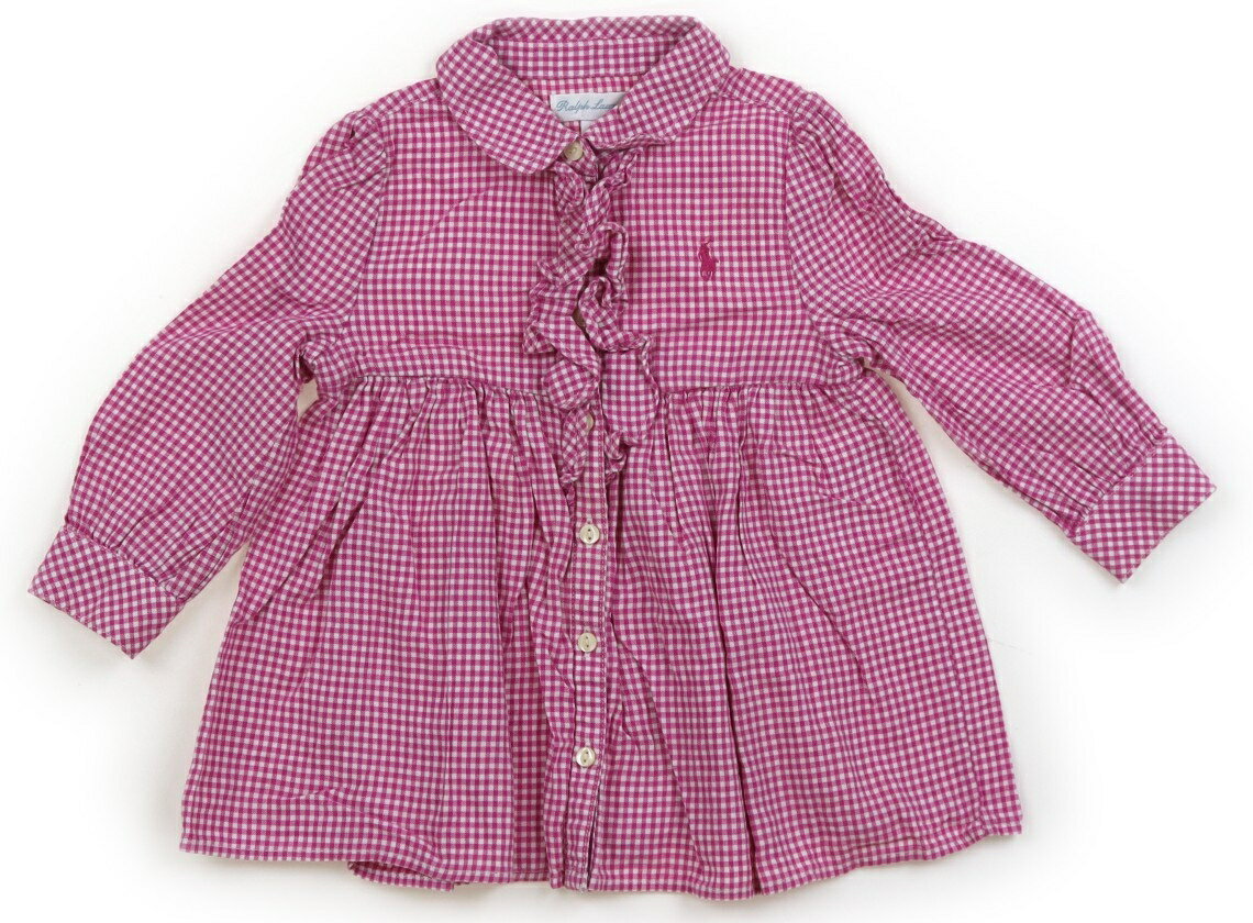 ラルフローレン Ralph Lauren ワンピース 80 女の子 マゼンダチェック 子供服 ベビー服 キッズ アウトレット ユーズド 【中古】キッズ・ベビー・マタニティ
