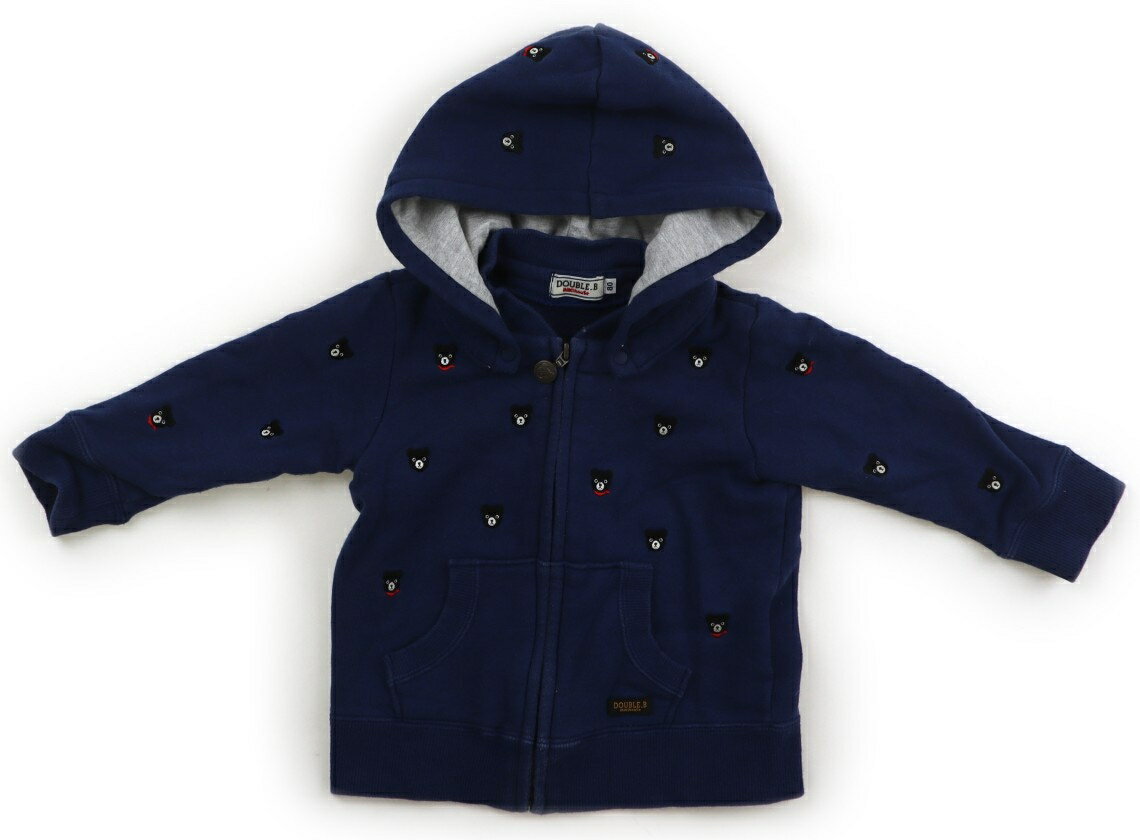 Other - ダブルB Double B パーカー 80 男の子 紺 子供服 ベビー服 キッズ アウトレット ユーズド 【中古】キッズ・ベビー・マタニティ