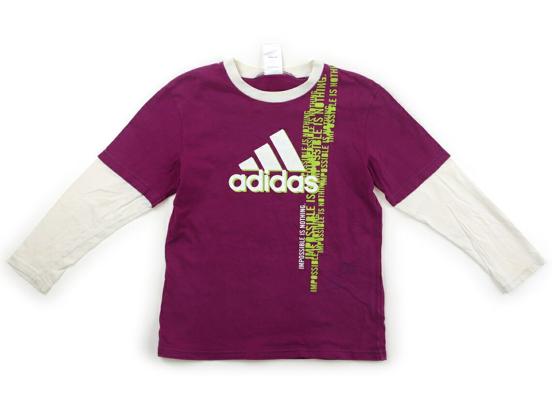 Rakuten - アディダス Adidas Tシャツ・カットソー 140 女の子 マゼンダピンク・ホワイト 子供服 ベビー服 キッズ アウトレット ユーズド 【中古】キッズ・ベビー・マタニティ