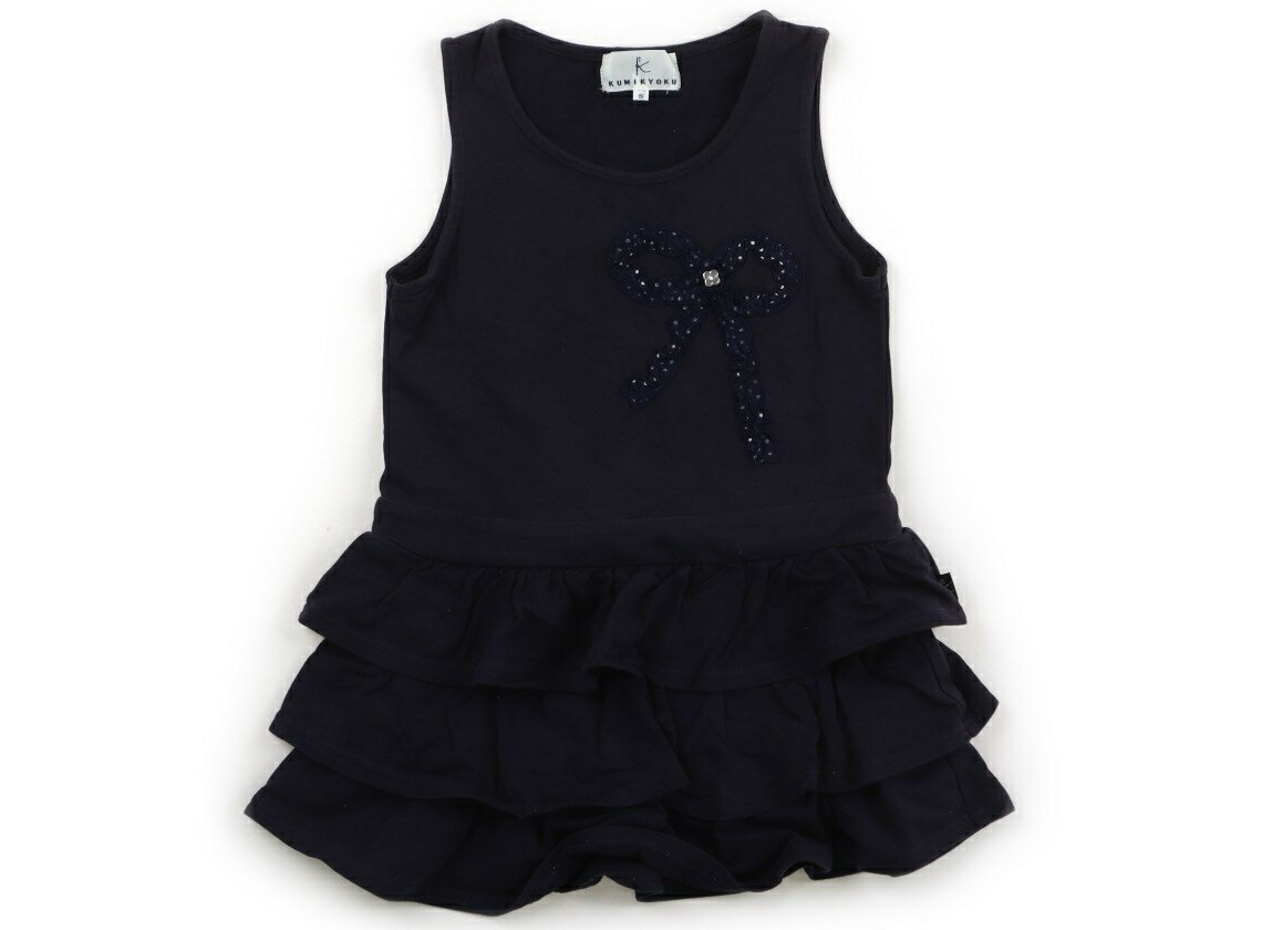 Jumpers - 組曲 Kumikyoku ジャンパースカート 100 女の子 ネイビー 子供服 ベビー服 キッズ アウトレット ユーズド 【中古】キッズ・ベビー・マタニティ