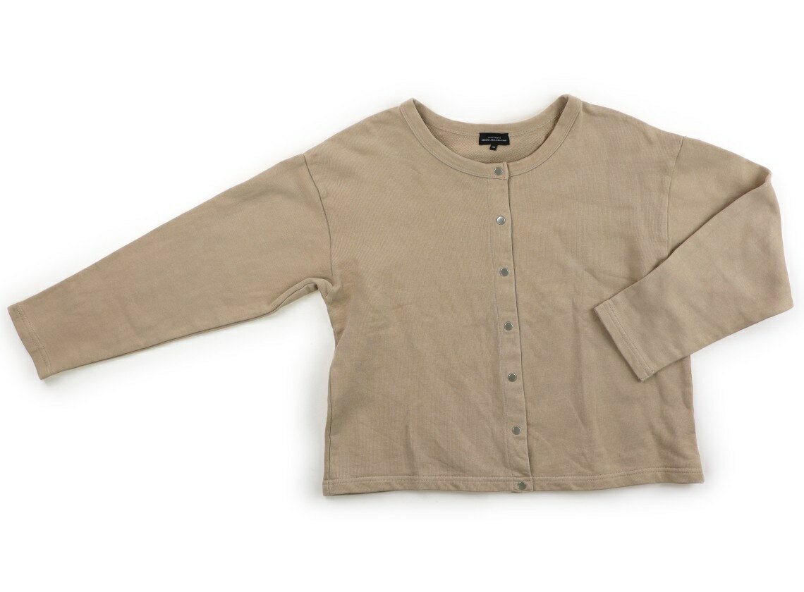 　ブランド 　UNITED ARROWS(ユナイテッドアローズ) 　カテゴリー 　カーディガン 　サイズ 　150サイズ 　色 　ライトブラウン 　状態 　★★★ 　記名 　なし 　ジャンル 　Girl green label relaxingです。スウェット。ボタンはスナップです。全体的に使用感がありますが、特に目立つ汚れはなくまだお使い頂けそうです。 ＊【状態】【サイズ】に関しての詳しい説明はこちら