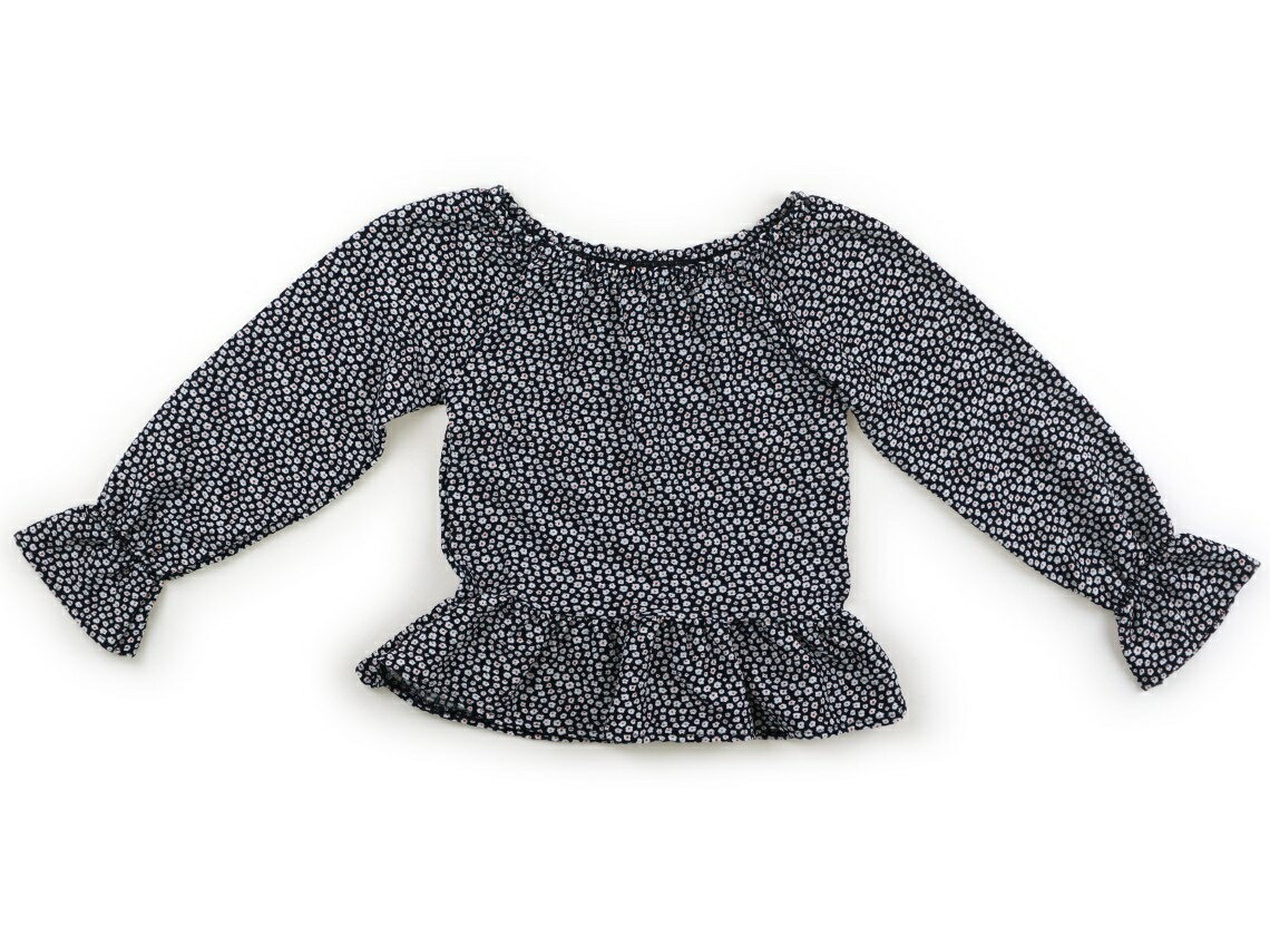 ネクスト NEXT チュニック 110 女の子 ネイビー・ホワイト花柄 子供服 ベビー服 キッズ アウトレット ユーズド 【中古】キッズ・ベビー・マタニティ