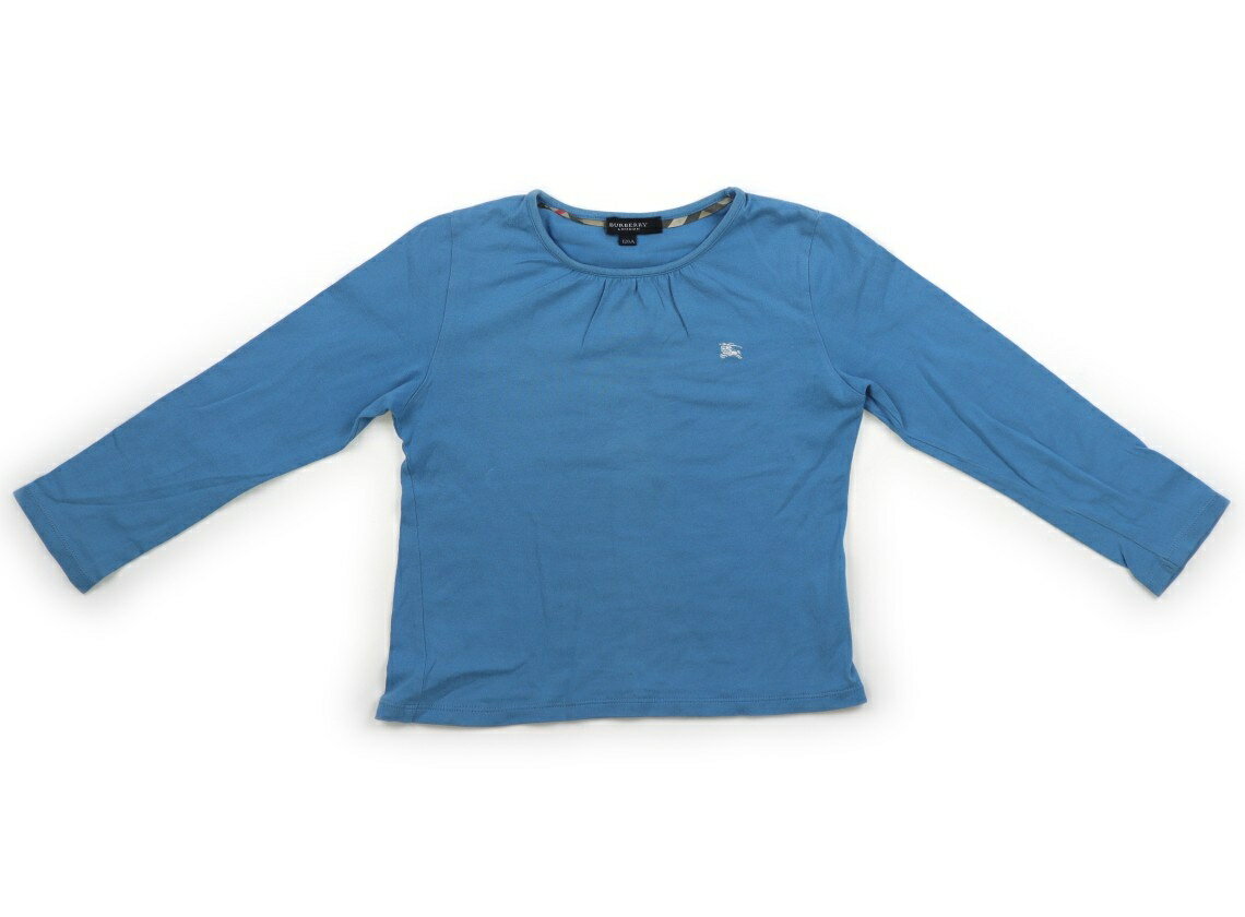 バーバリー BURBERRY Tシャツ・カットソー 120 女の子 ブルー 子供服 ベビー服 キッズ アウトレット ユーズド 【中古】キッズ・ベビー・マタニティ