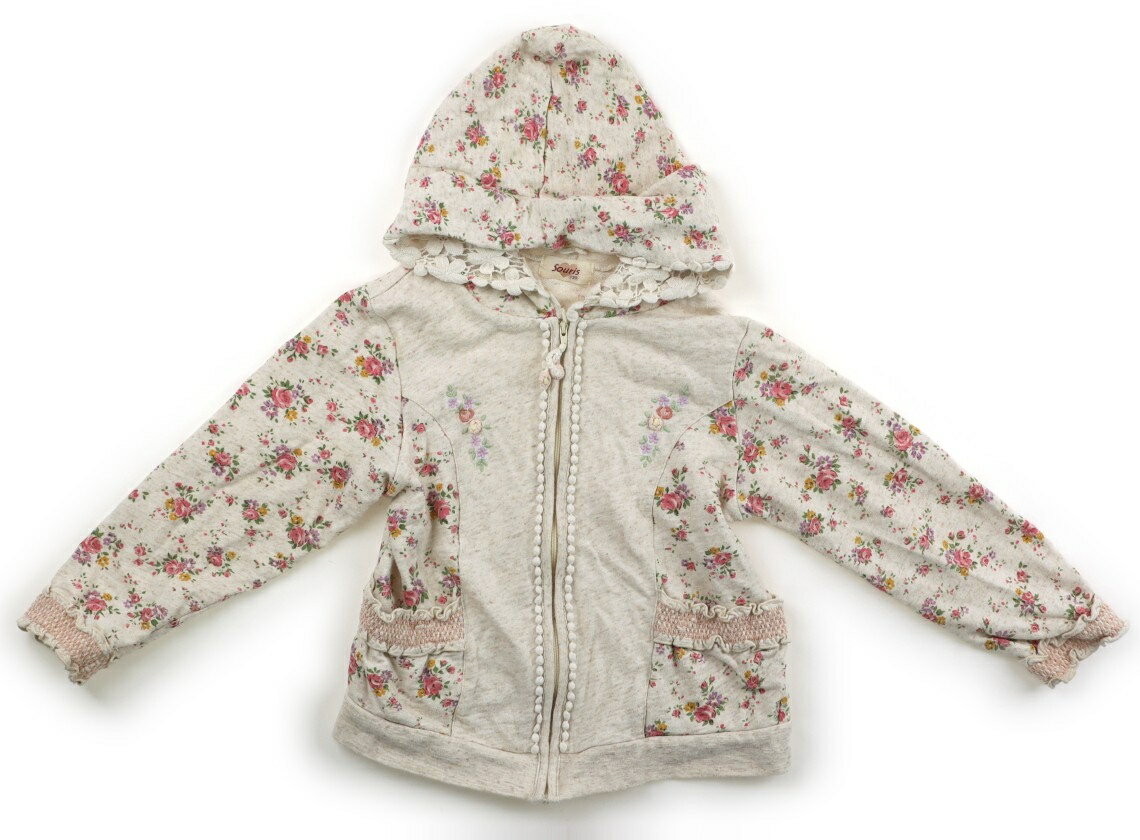 　ブランド 　Souris(スーリー) 　カテゴリー 　パーカー 　サイズ 　130サイズ 　色 　オートミール・ピンク・花柄 　状態 　★★★ 　記名 　なし 　ジャンル 　Girl 毛羽立ちがありますが、まだまだお使いいただけそうです。 ＊【状態】【サイズ】に関しての詳しい説明はこちら