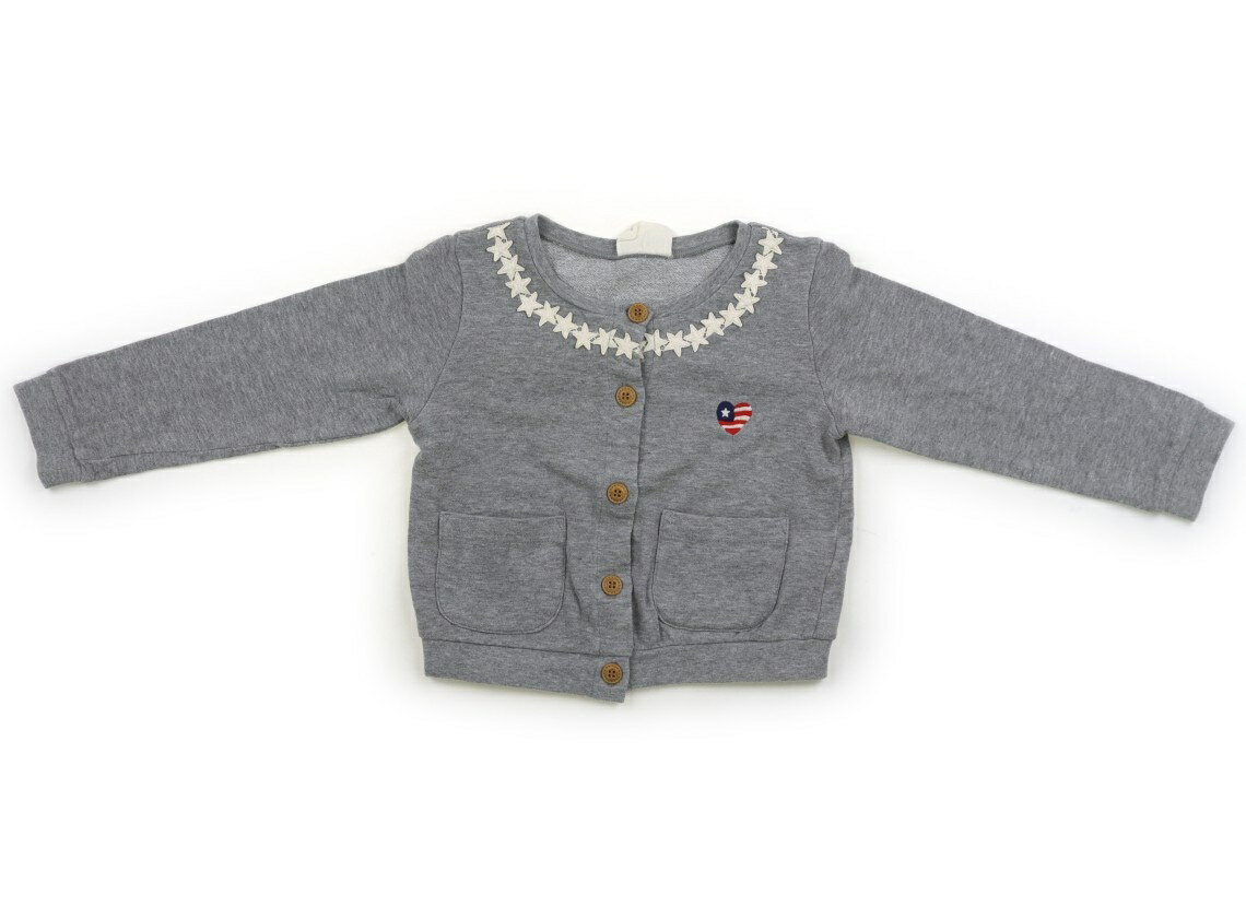 ダディーオーダディー Daddy Oh Daddy カーディガン 110 女の子 グレー 子供服 ベビー服 キッズ アウトレット ユーズド 【中古】キッズ・ベビー・マタニティ