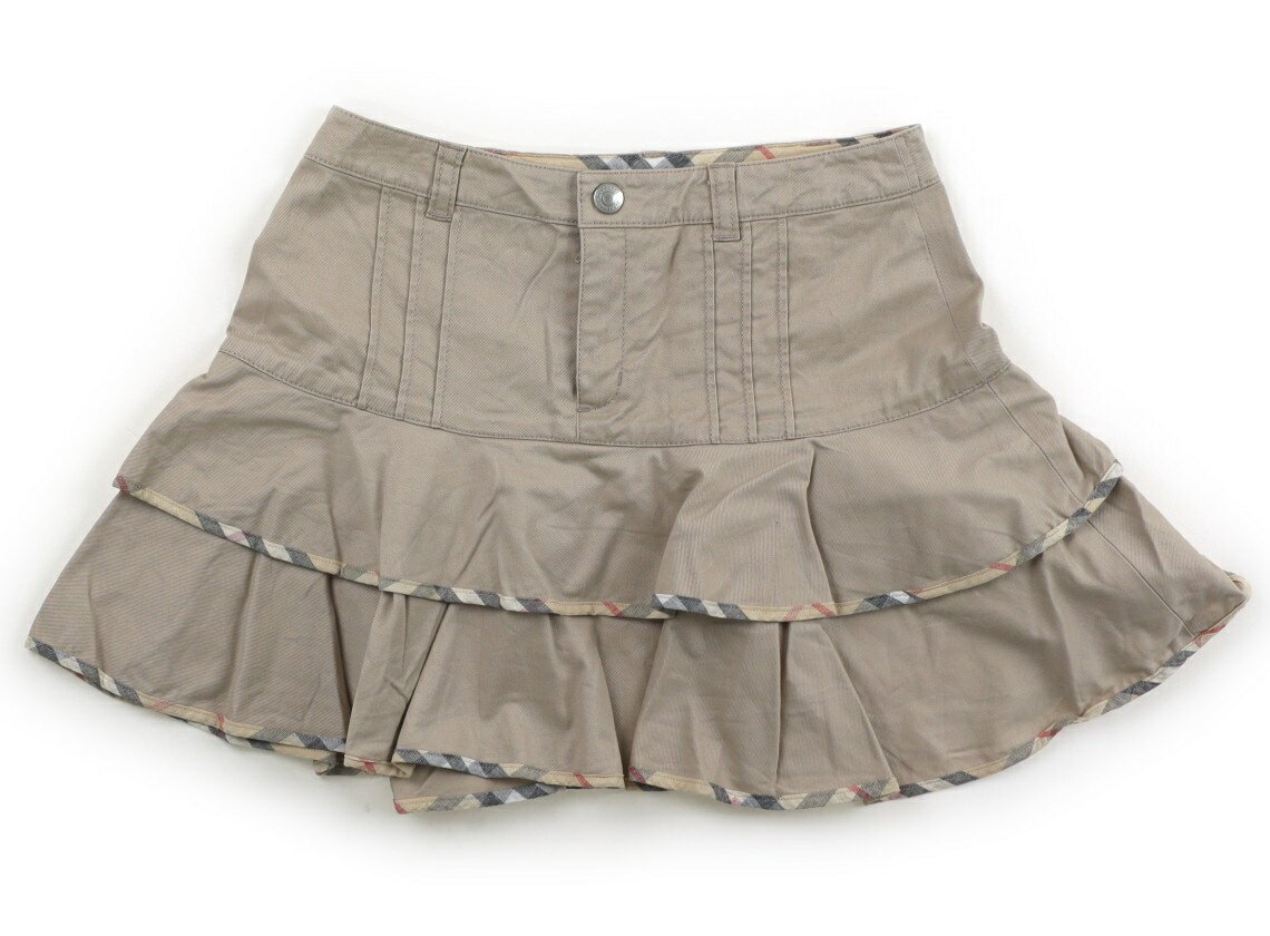 バーバリー BURBERRY スカート 130 女の子 ベージュ・バーバリーチェック 子供服 ベビー服 キッズ アウトレット ユーズド 【中古】キッズ・ベビー・マタニティ