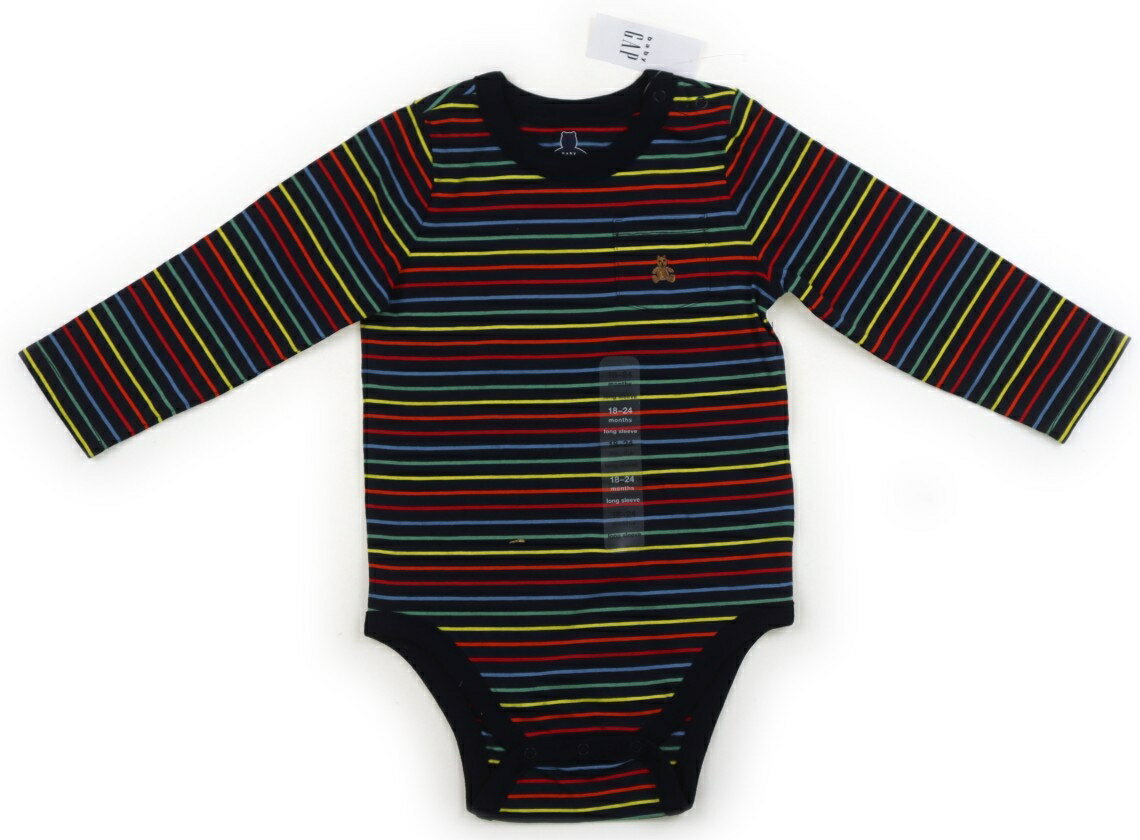 ギャップ GAP ロンパース 90 男の子 カラフル、黒 子供服 ベビー服 キッズ アウトレット ユーズド 【中古】キッズ・ベビー・マタニティ