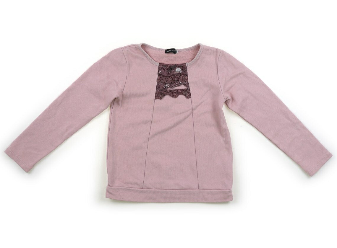 べべ BeBe トレーナー・プルオーバー 130 女の子 ピンク 子供服 ベビー服 キッズ アウトレット ユーズド 【中古】キッズ・ベビー・マタニティ