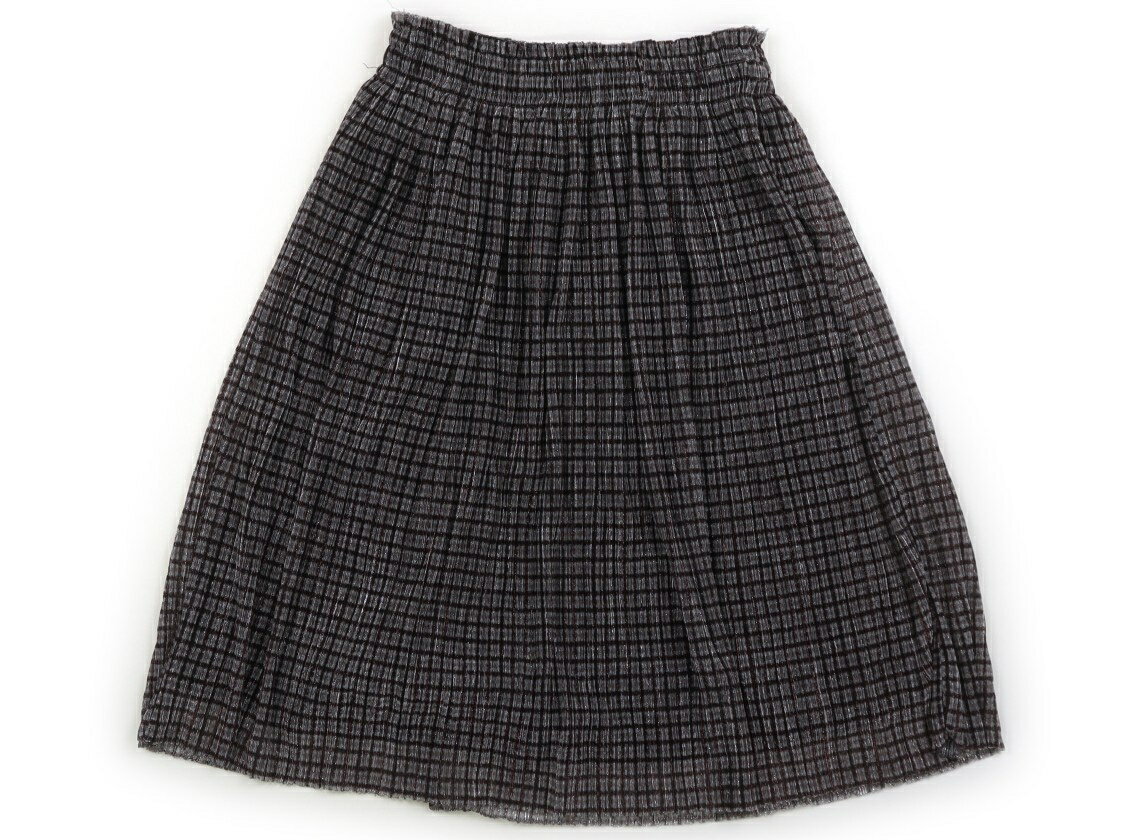 Rakuten - ザラ ZARA スカート 120 女の子 茶 　格子柄　ラメ 子供服 ベビー服 キッズ アウトレット ユーズド 【中古】キッズ・ベビー・マタニティ