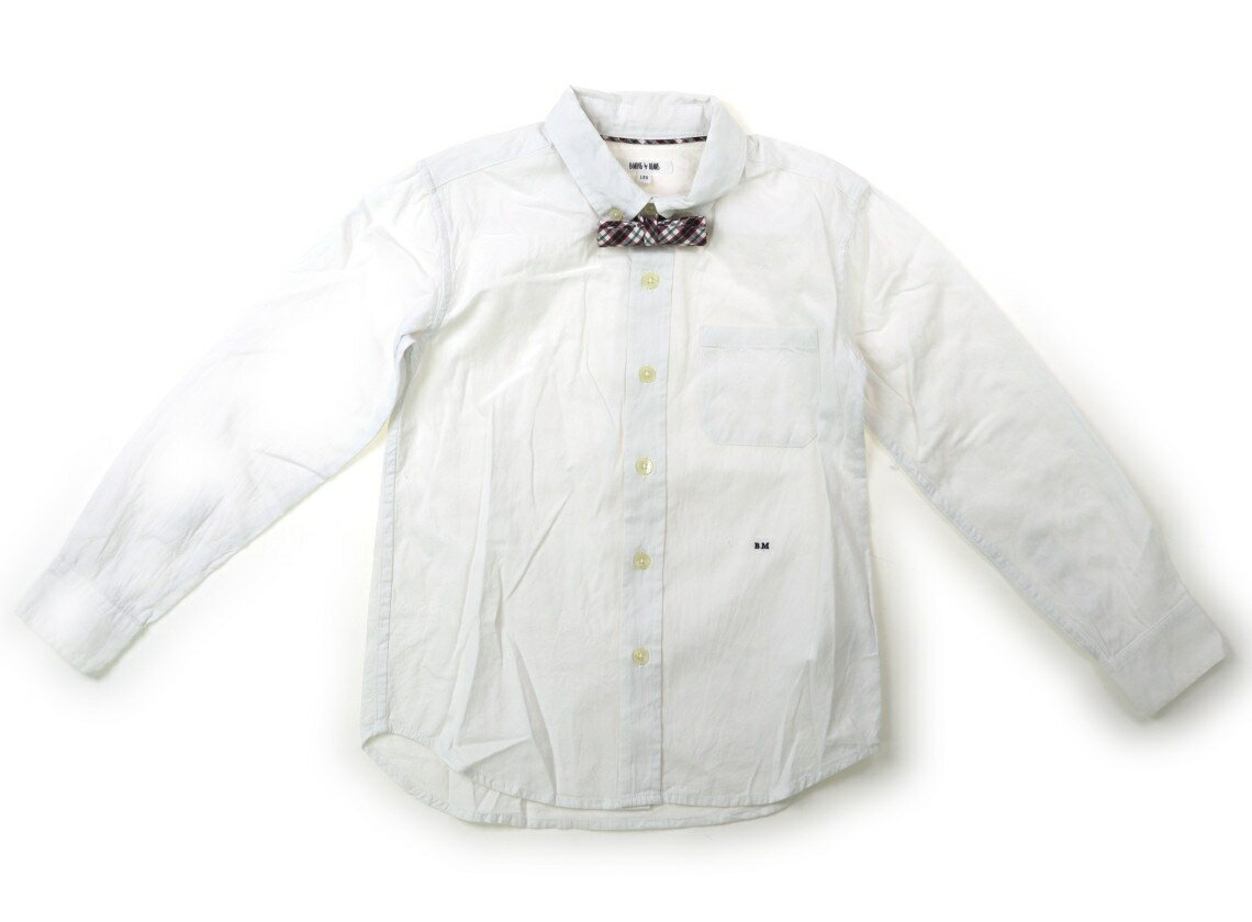 ビーミングバイビームス B:MING by BEAMS シャツ・ブラウス 130 男の子 白　蝶ネクタイ 子供服 ベビー服 キッズ アウトレット ユーズド 【中古】キッズ・ベビー・マタニティ