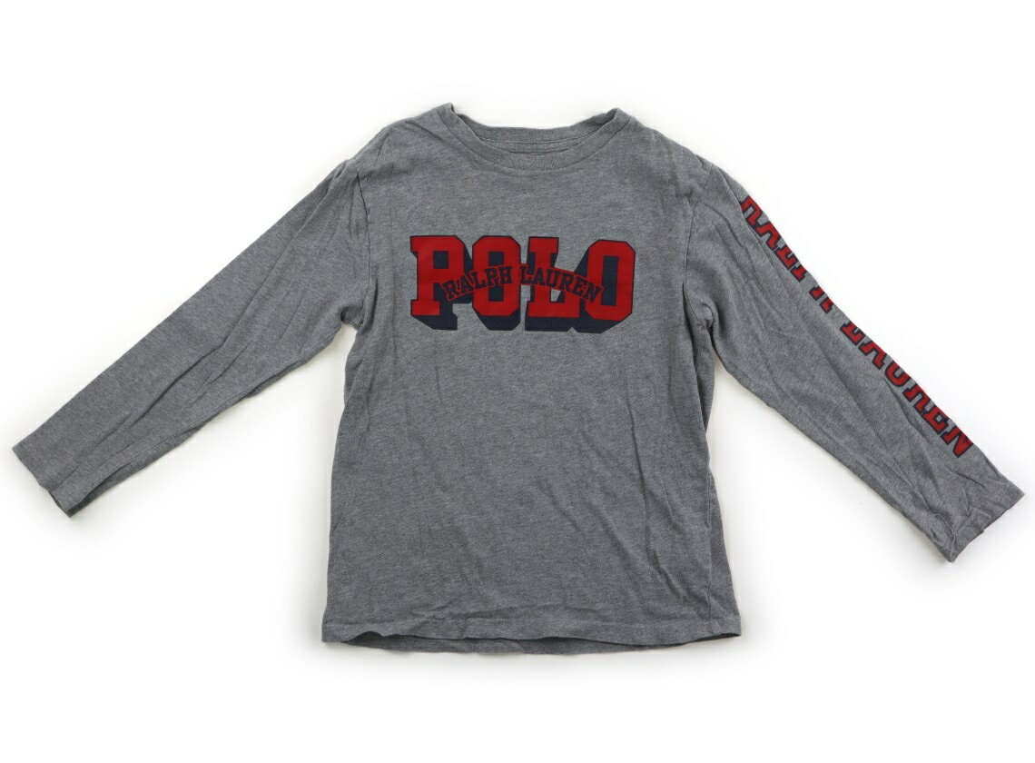 ポロラルフローレン POLO RALPH LAUREN Tシャツ・カットソー 140 男の子 グレー 子供服 ベビー服 キッズ アウトレット ユーズド 【中古】キッズ・ベビー・マタニティ