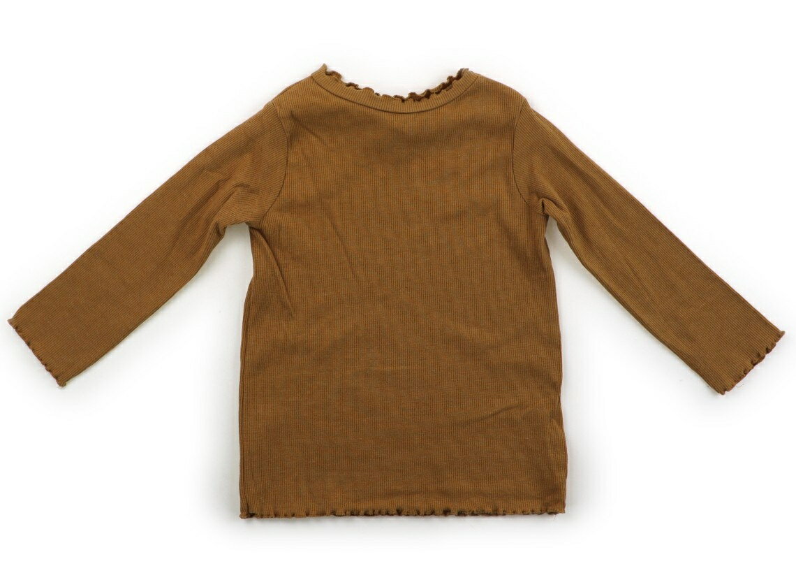 ザラ ZARA Tシャツ・カットソー 110 女の子 黄土色 子供服 ベビー服 キッズ アウトレット ユーズド 【中古】キッズ・ベビー・マタニティ