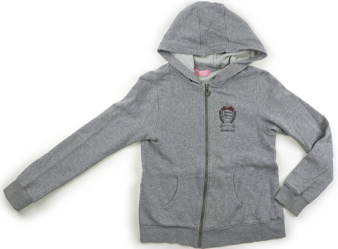 　ブランド 　mezzo piano(メゾピアノ) 　カテゴリー 　パーカー 　サイズ 　160サイズ 　色 　杢グレー 　状態 　★★（返品不可） 　記名 　なし 　ジャンル 　Boy フードの取り外しが可能です。両袖口に茶色い汚れがあります。お手入れ次第でまだお使い頂けそうです。 ＊【状態】【サイズ】に関しての詳しい説明はこちら