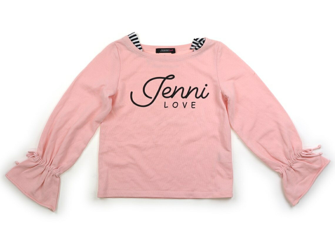 ジェニィ JENNI トレーナー プルオーバー 140 女の子 ピンク ブランドロゴ 子供服 ベビー服 キッズ アウトレット ユーズド 【中古】キッズ ベビー マタニティ