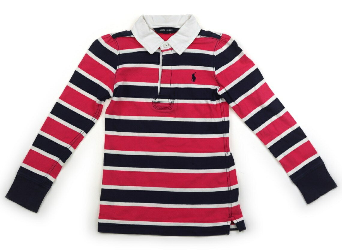　ブランド 　Ralph Lauren(ラルフローレン) 　カテゴリー 　Tシャツ・カットソー 　サイズ 　130サイズ 　色 　ピンク・ネイビー 　状態 　★★★ 　記名 　なし 　ジャンル 　Girl しっかりしたカットソー地で、両裾スリット入り。全体に毛羽立ち・袖に色褪せ・襟に黄ばみあり。 ＊【状態】【サイズ】に関しての詳しい説明はこちら