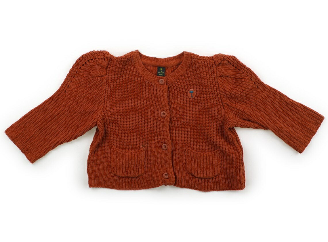 Cardigans - モイモルン moimoln カーディガン 90 女の子 オレンジブラウン 子供服 ベビー服 キッズ アウトレット ユーズド 【中古】キッズ・ベビー・マタニティ