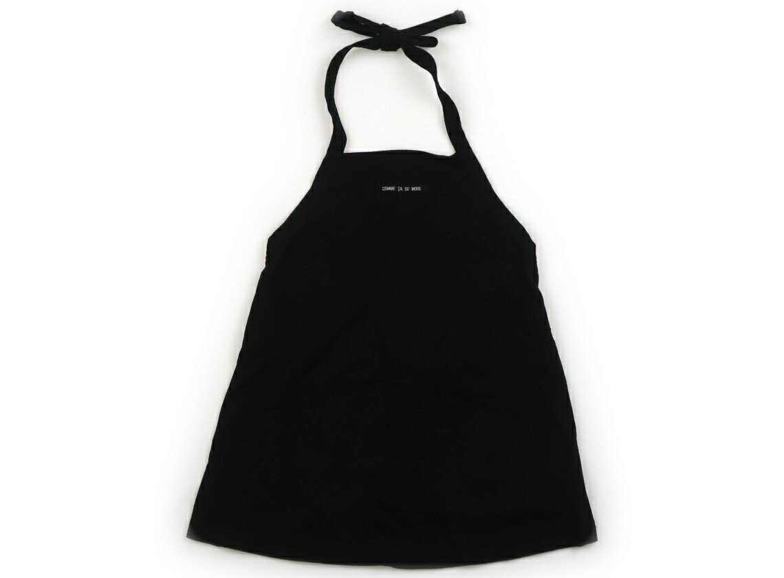 コムサデモード COMME CA DU MODE ジャンパースカート 90 女の子 黒　ブランドロゴ 子供服 ベビー服 キッズ アウトレット ユーズド 【中古】キッズ・ベビー・マタニティ