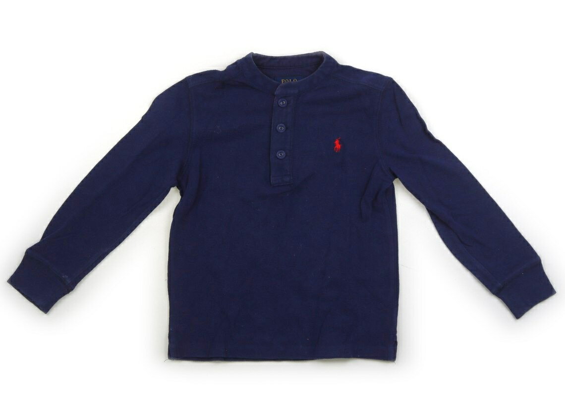 ポロラルフローレン POLO RALPH LAUREN Tシャツ・カットソー 110 男の子 ネイビー 子供服 ベビー服 キッズ アウトレット ユーズド 【中古】キッズ・ベビー・マタニティ