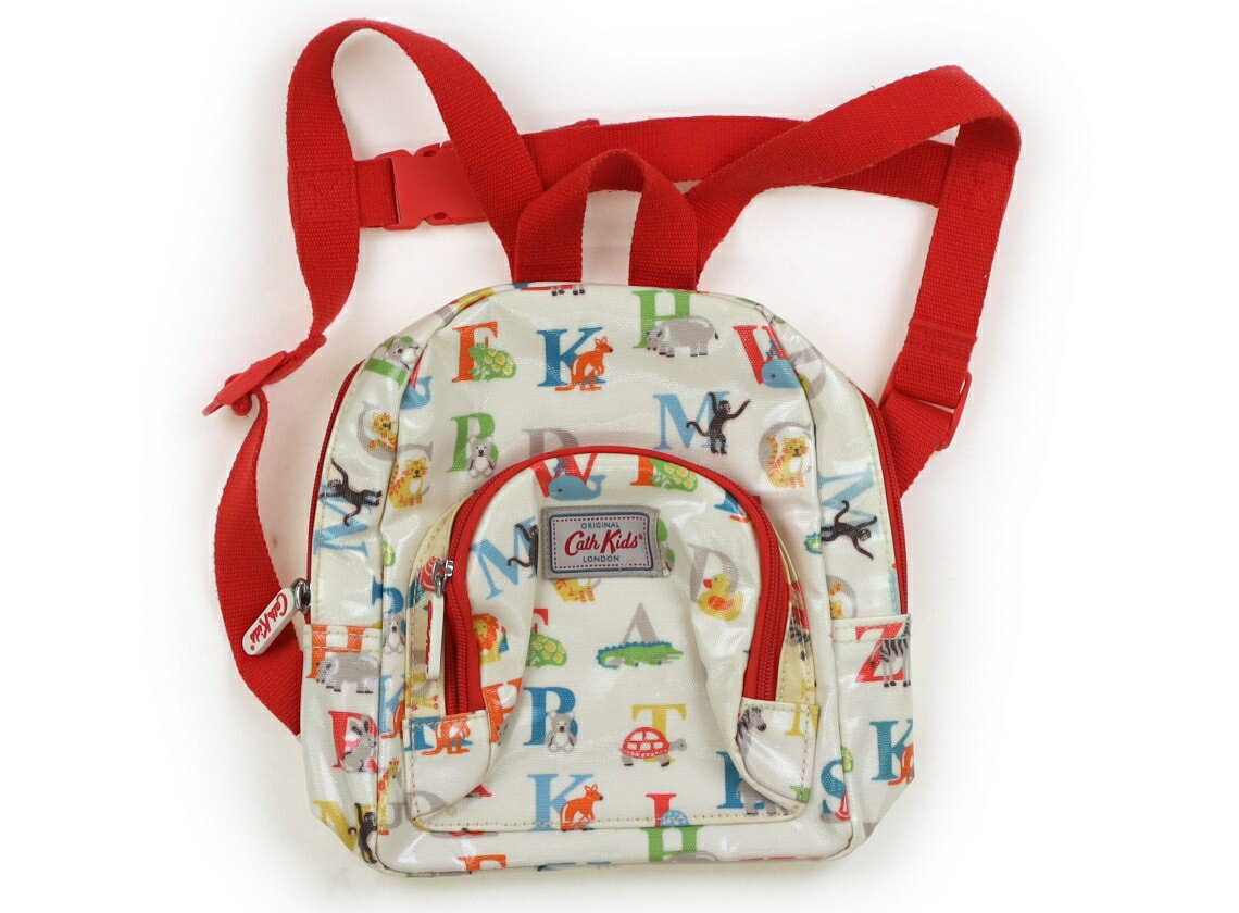 キャスキッドソン Cath Kidston リュックサック キッズ用品 男の子 赤、オフホワイト、動物・アルファベット柄 子供服 ベビー服 キッズ..
