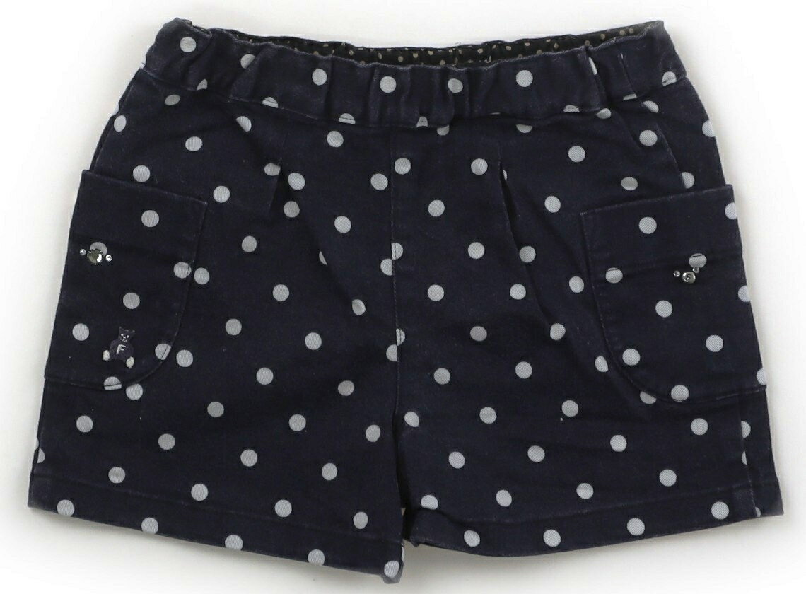 Culottes - ファミリア familiar キュロット 100 女の子 ネイビー・ホワイトドット 子供服 ベビー服 キッズ アウトレット ユーズド 【中古】キッズ・ベビー・マタニティ