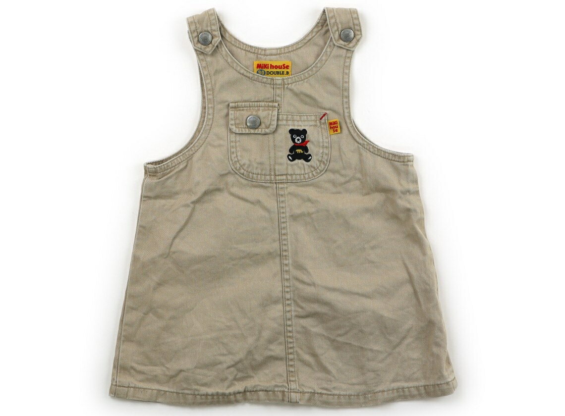 Jumpers - ダブルB Double B ジャンパースカート 90 女の子 ベージュ 子供服 ベビー服 キッズ アウトレット ユーズド 【中古】キッズ・ベビー・マタニティ