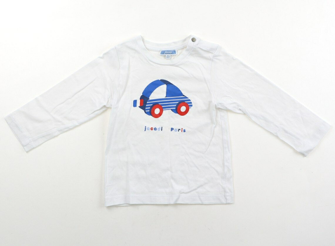 ジャカディ Jacadi Tシャツ・カットソー 95 男の子 白 子供服 ベビー服 キッズ アウトレット ユーズド 【中古】キッズ・ベビー・マタニティ