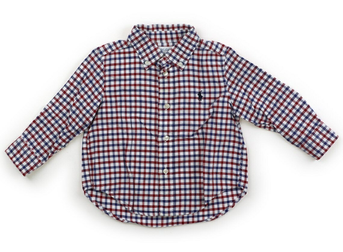 ラルフローレン Ralph Lauren タンクトップ・キャミソール 80 男の子 レッド・ネイビー・チェック 子供服 ベビー服 キッズ アウトレット ユーズド 【中古】キッズ・ベビー・マタニティ