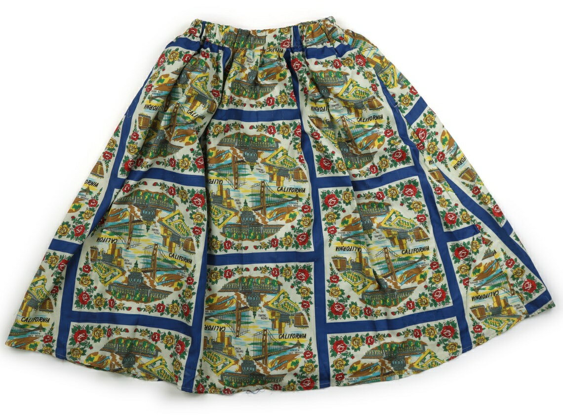 Rakuten - マーキーズ Markey's スカート 150 女の子 黄・赤・紺・花・街 子供服 ベビー服 キッズ アウトレット ユーズド 【中古】キッズ・ベビー・マタニティ