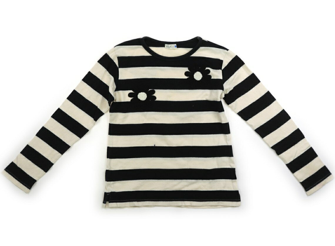 　ブランド 　Knit Planner(KP)(ニットプランナー（KP）) 　カテゴリー 　Tシャツ・カットソー 　サイズ 　150サイズ 　色 　オフホワイト・ブラック・ボーダー 　状態 　★★★ 　記名 　なし 　ジャンル 　Girl しっかりとしたカットソー地。襟ぐりに濃い色ならではの色あせ・白っぽさ・若干全体に毛羽立ち感がありますがまだお使いいただけそうです ＊【状態】【サイズ】に関しての詳しい説明はこちら