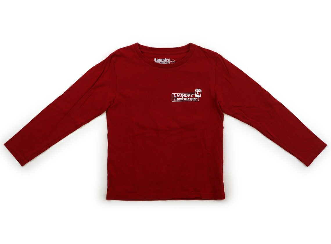Rakuten - ランドリー Laundry Tシャツ・カットソー 130 男の子 赤、白・黄色、ハンバーガー 子供服 ベビー服 キッズ アウトレット ユーズド 【中古】キッズ・ベビー・マタニティ