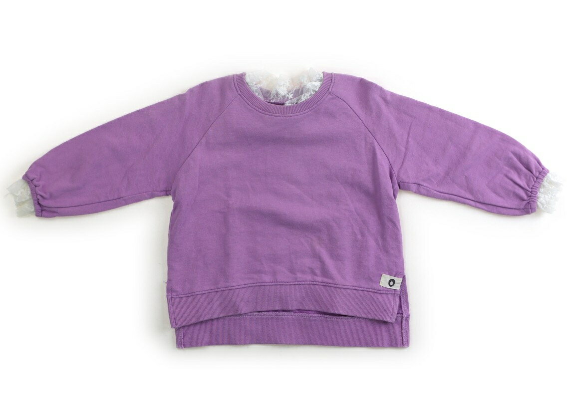 　ブランド 　Arim Closet(アリムクローゼット) 　カテゴリー 　トレーナー・プルオーバー 　サイズ 　80サイズ 　色 　薄紫・レース・リボン 　状態 　★★★ 　記名 　なし 　ジャンル 　Girl 実際のサイズ表記はSです。裏パイルスェット生地。襟ぐりと袖口にチュールレース付いています。後ろ襟ぐりにリボンがあります。若干毛羽立ちがありますが、目立つ汚れはありません。 ＊【状態】【サイズ】に関しての詳しい説明はこちら