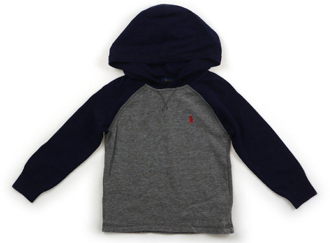 ポロラルフローレン POLO RALPH LAUREN パーカー 100 男の子 グレー・紺 子供服 ベビー服 キッズ アウトレット ユーズド 【中古】キッズ・ベビー・マタニティ
