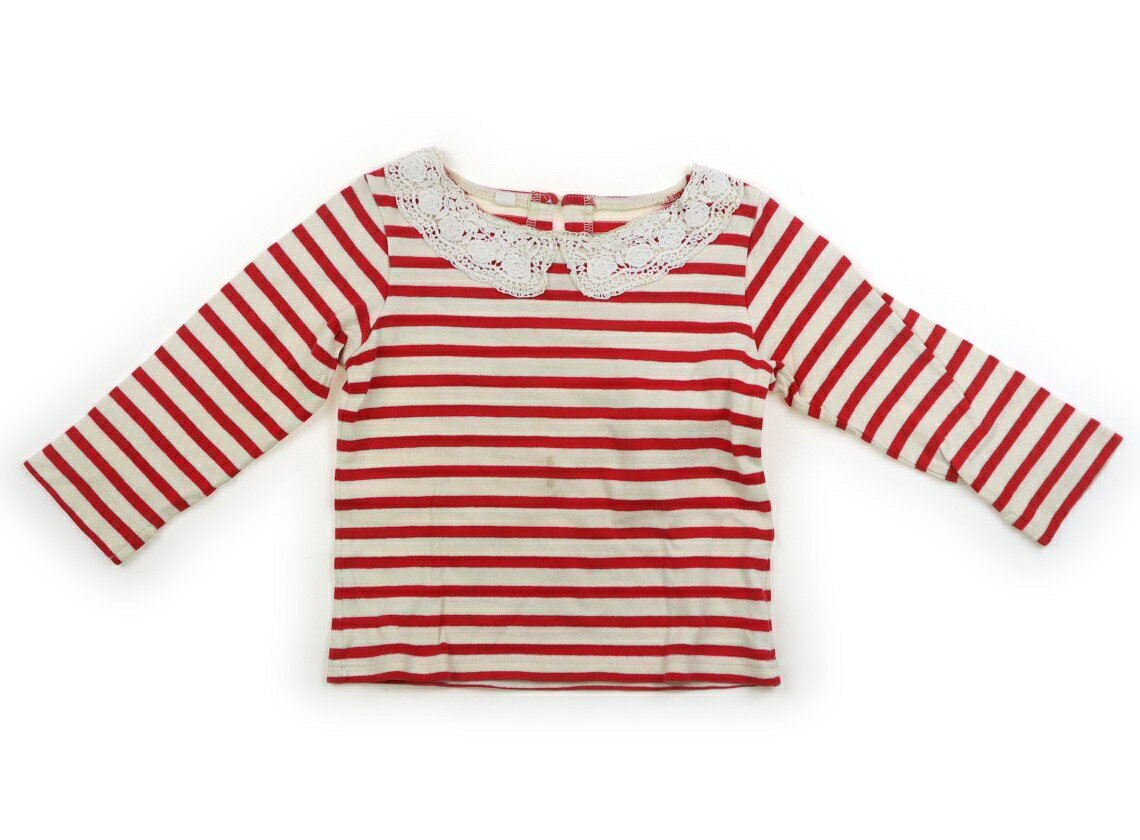 Rakuten - ユナイテッドアローズ UNITED ARROWS トレーナー・プルオーバー 100 女の子 ボーダー　赤 子供服 ベビー服 キッズ アウトレット ユーズド 【中古】キッズ・ベビー・マタニティ