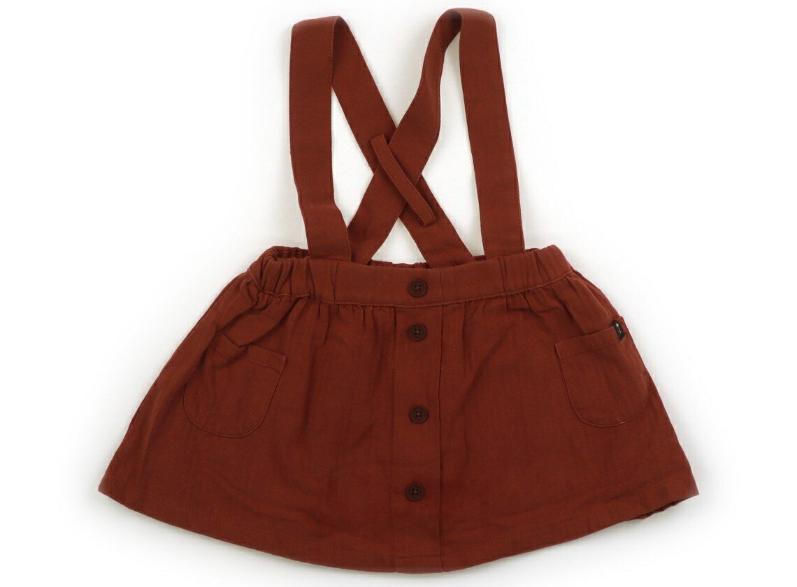 Jumpers - モイモルン moimoln ジャンパースカート 80 女の子 赤茶 子供服 ベビー服 キッズ アウトレット ユーズド 【中古】キッズ・ベビー・マタニティ