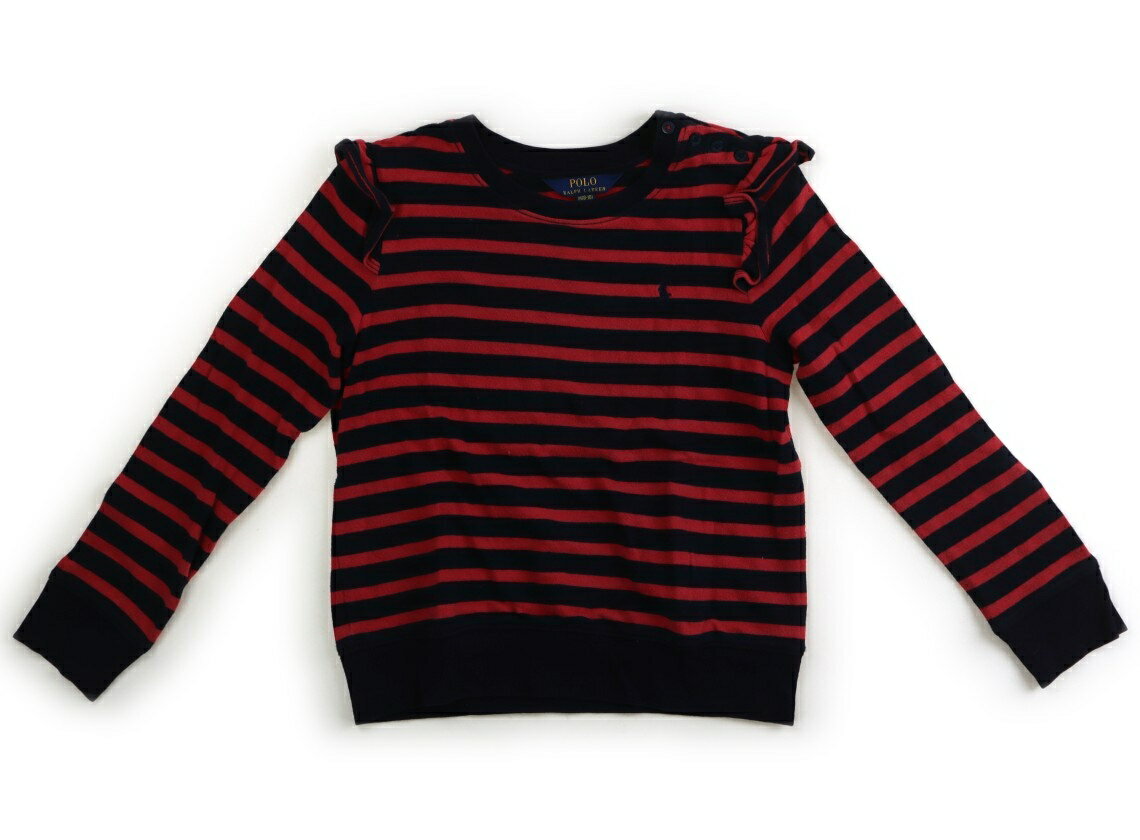ポロラルフローレン POLO RALPH LAUREN Tシャツ・カットソー 140 女の子 レッド・ネイビー 子供服 ベビー服 キッズ アウトレット ユーズド 【中古】キッズ・ベビー・マタニティ