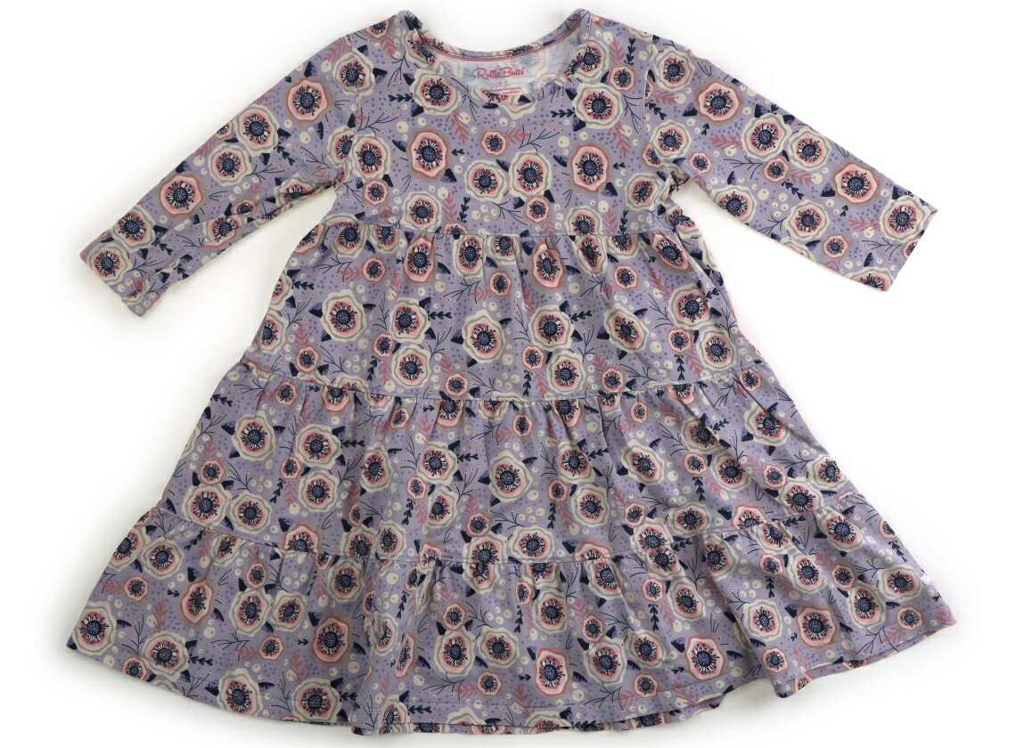 Rakuten - ラッフルバッツ Ruffle Butts チュニック 130 女の子 パープル 子供服 ベビー服 キッズ アウトレット ユーズド 【中古】キッズ・ベビー・マタニティ