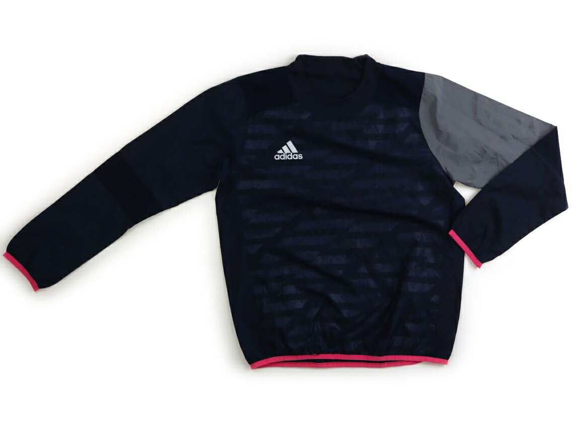 アディダス Adidas スポーツウェア・ダンスウェア 150 女の子 ネイビー、グレー、ピンク 子供服 ベビー服 キッズ アウトレット ユーズド 【中古】キッズ・ベビー・マタニティ