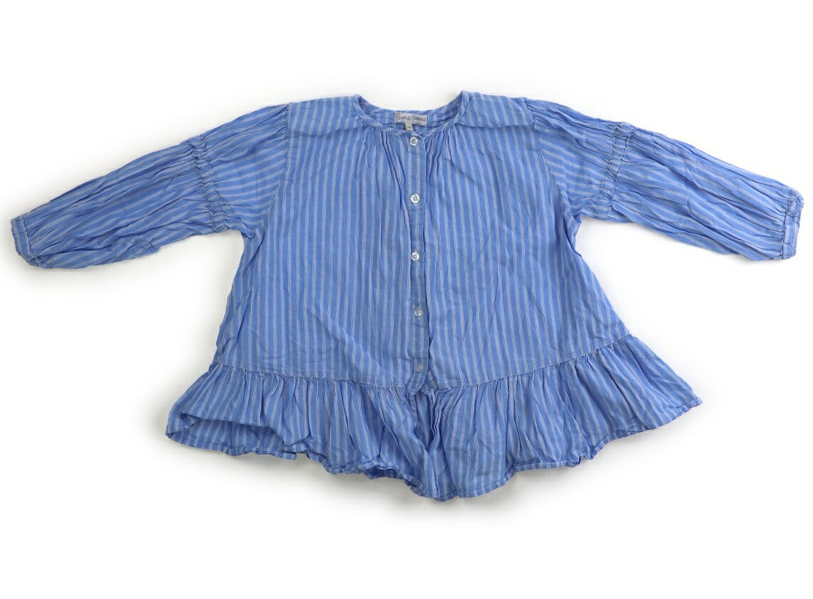 Other - オーシャンアンドグラウンド Ocean & Ground シャツ・ブラウス 140 女の子 水色ストライプ 子供服 ベビー服 キッズ アウトレット ユーズド 【中古】キッズ・ベビー・マタニティ