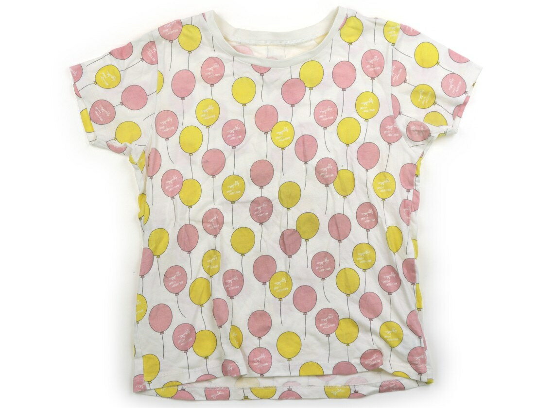 インセクトコレクション Insect Collection Tシャツ・カットソー 140 女の子 白、ピンク・黄色の風船柄 子供服 ベビー服 キッズ アウトレット ユーズド キッズ・ベビー・マタニティ