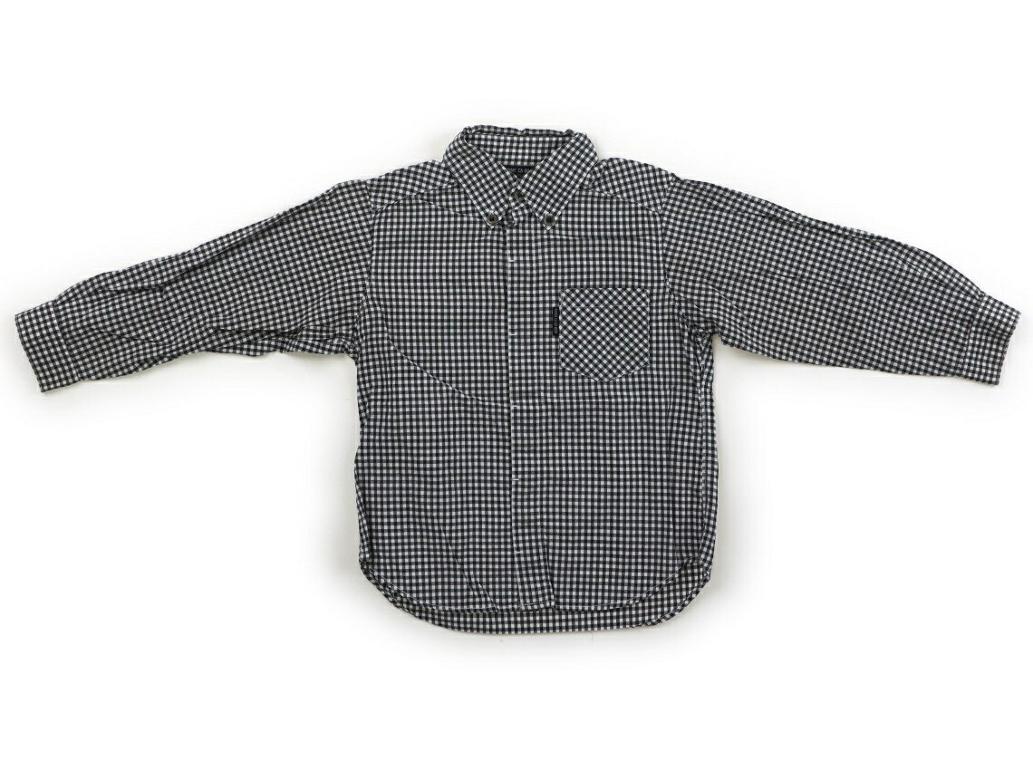 コムサデモード COMME CA DU MODE シャツ・ブラウス 100 男の子 モノクロ・チェック 子供服 ベビー服 キッズ アウトレット ユーズド 【中古】キッズ・ベビー・マタニティ
